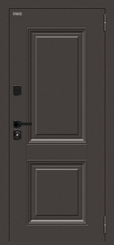 Дверь Thermo Некст МФ/SBlack Старк шоколад/White Silk BR6219