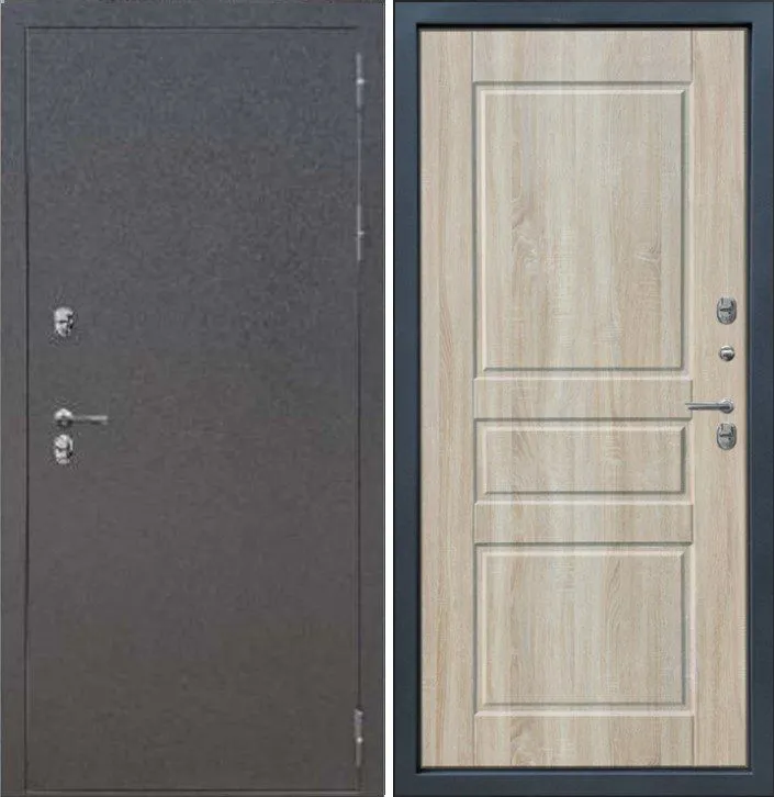 Дверь СТРАЖ Т-20 ТЕРМО ДУБ СОНОМА СВЕТЛЫЙ DIS007266