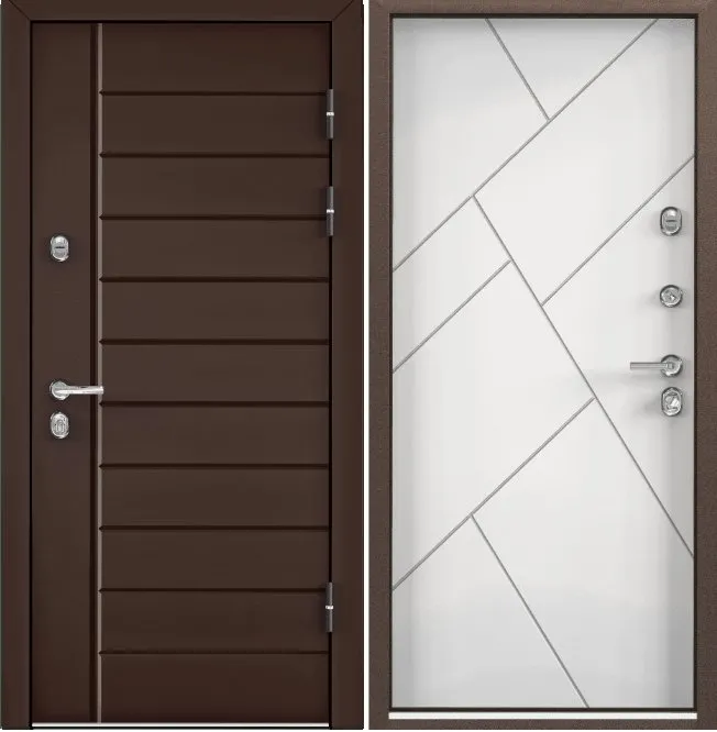 Дверь Цербер 3К Флэт Шоколад Сменная панель DIS006454