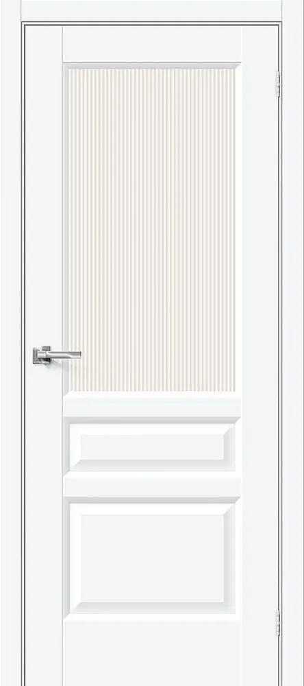 Межкомнатная дверь Неоклассик-35 White Silkwood BR5948